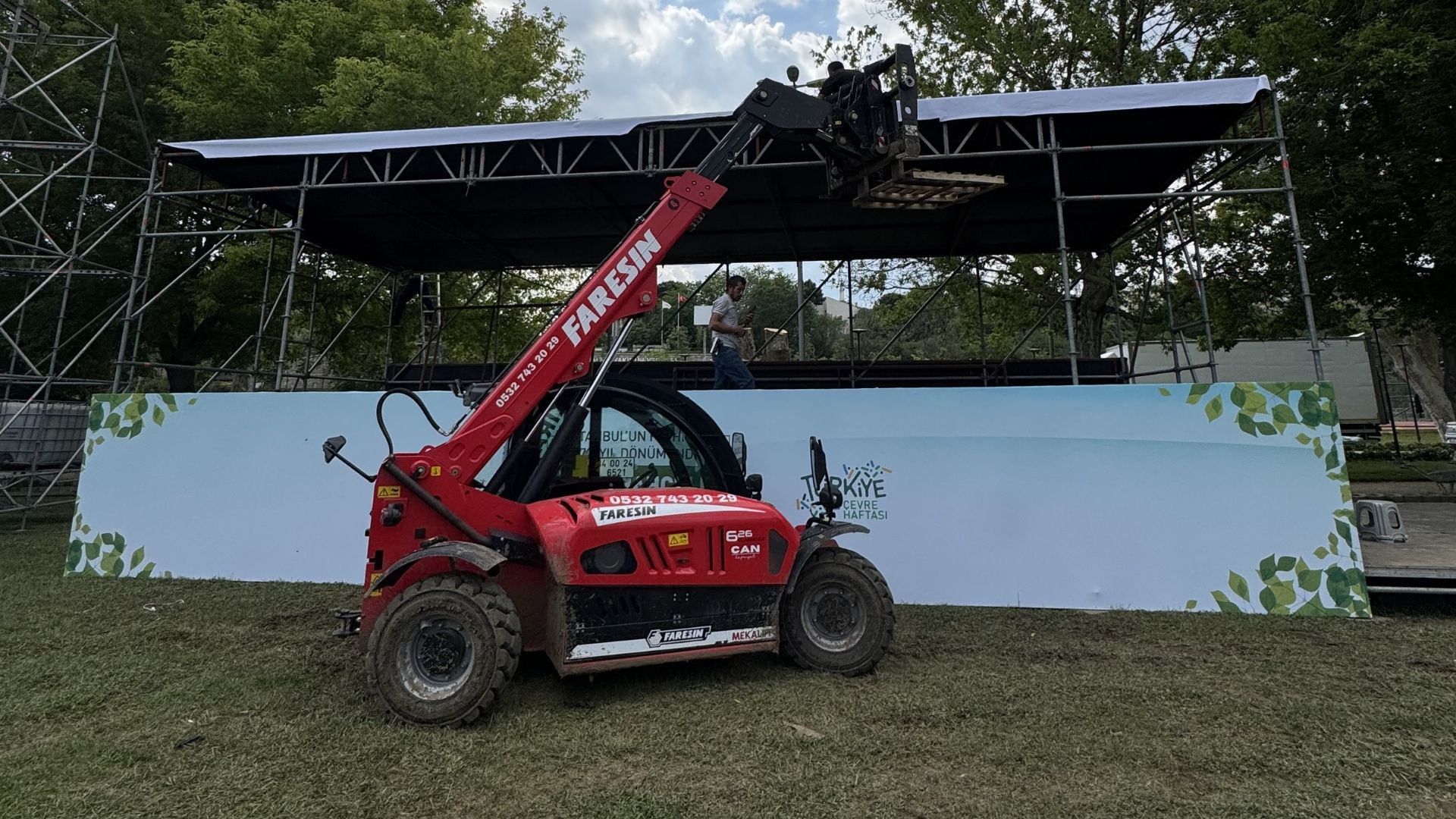 Forklift ile istifleme