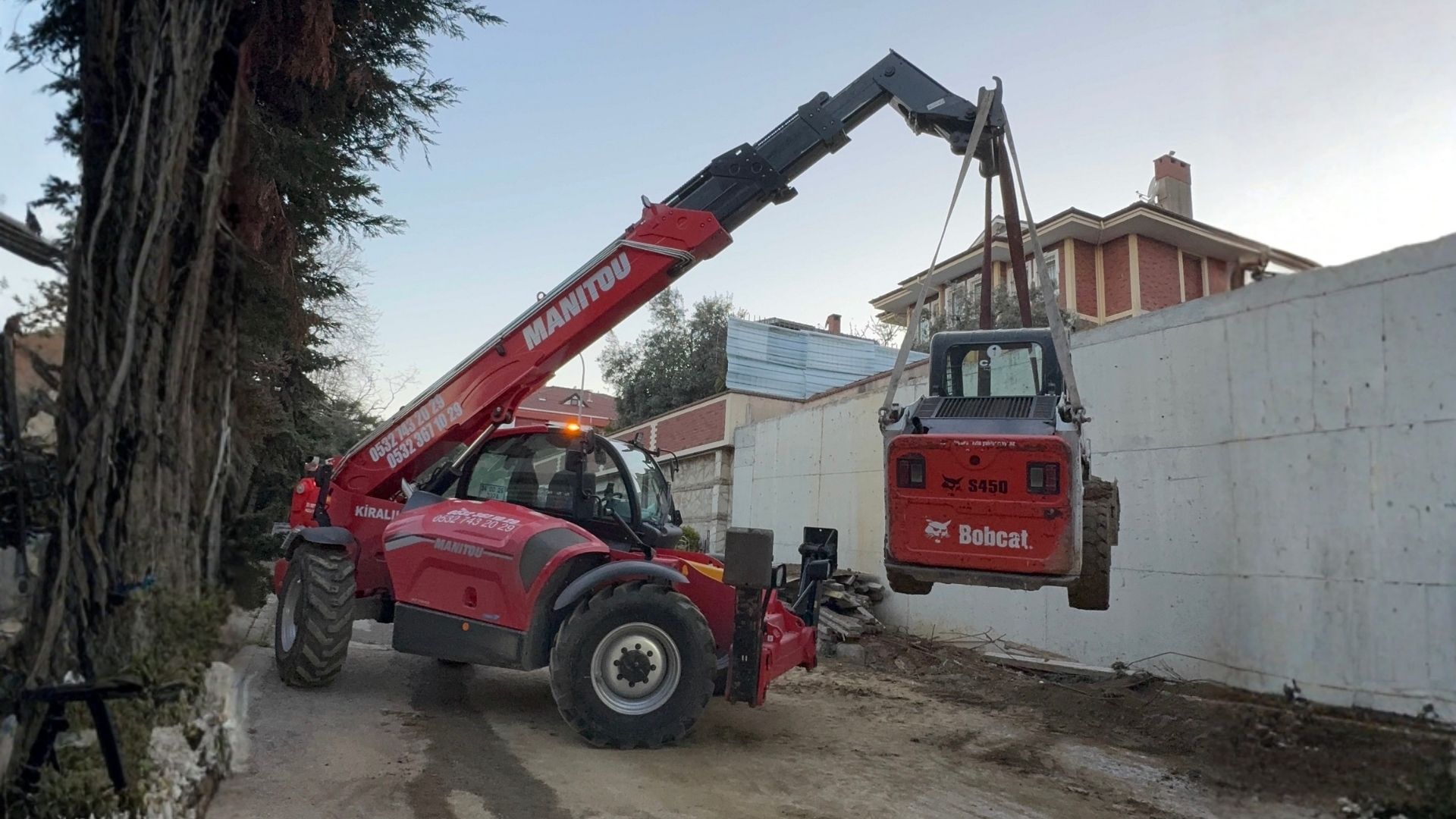 Tahsincan Manitou teleskopik yükleyici iş makinası